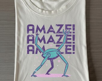 Project Hail Mary Vintage Rocky Sweatshirt, Inspired by Andy Weir, AMAZE Tee, Retro Alien Tee, Sci fi Lovers Gift