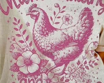 Chicken Raising and Jesus Praising PNG Christian Faith Png Trendy Chicken Mama Country Western Bible Verse