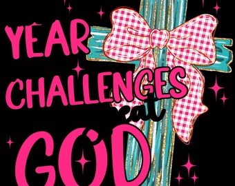 New Years 2026 Happy New Year Png, Same Great God Coquette Bow Cross Shirt Design, Disco Ball, Pink New Year Christian Transparent