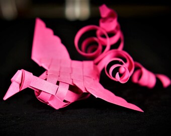 Bright Pink Peace Bird