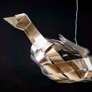 Medium Metal Peace Bird