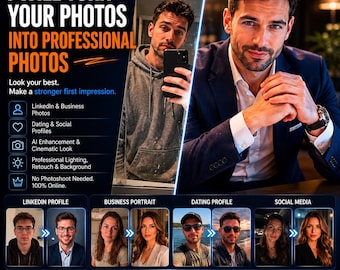 プロによる写真イメージチェンジ｜モダンなプロフィール写真＆デート写真