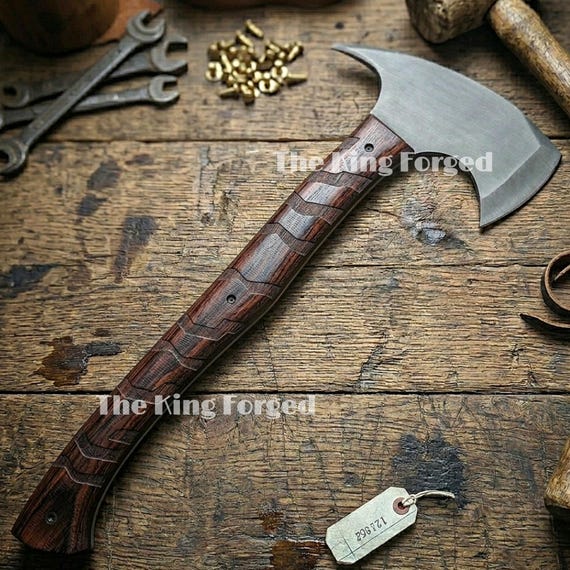 Resident Evil Leon Kennedy Inspired Tomahawk - RE9 Requiem Hatchet