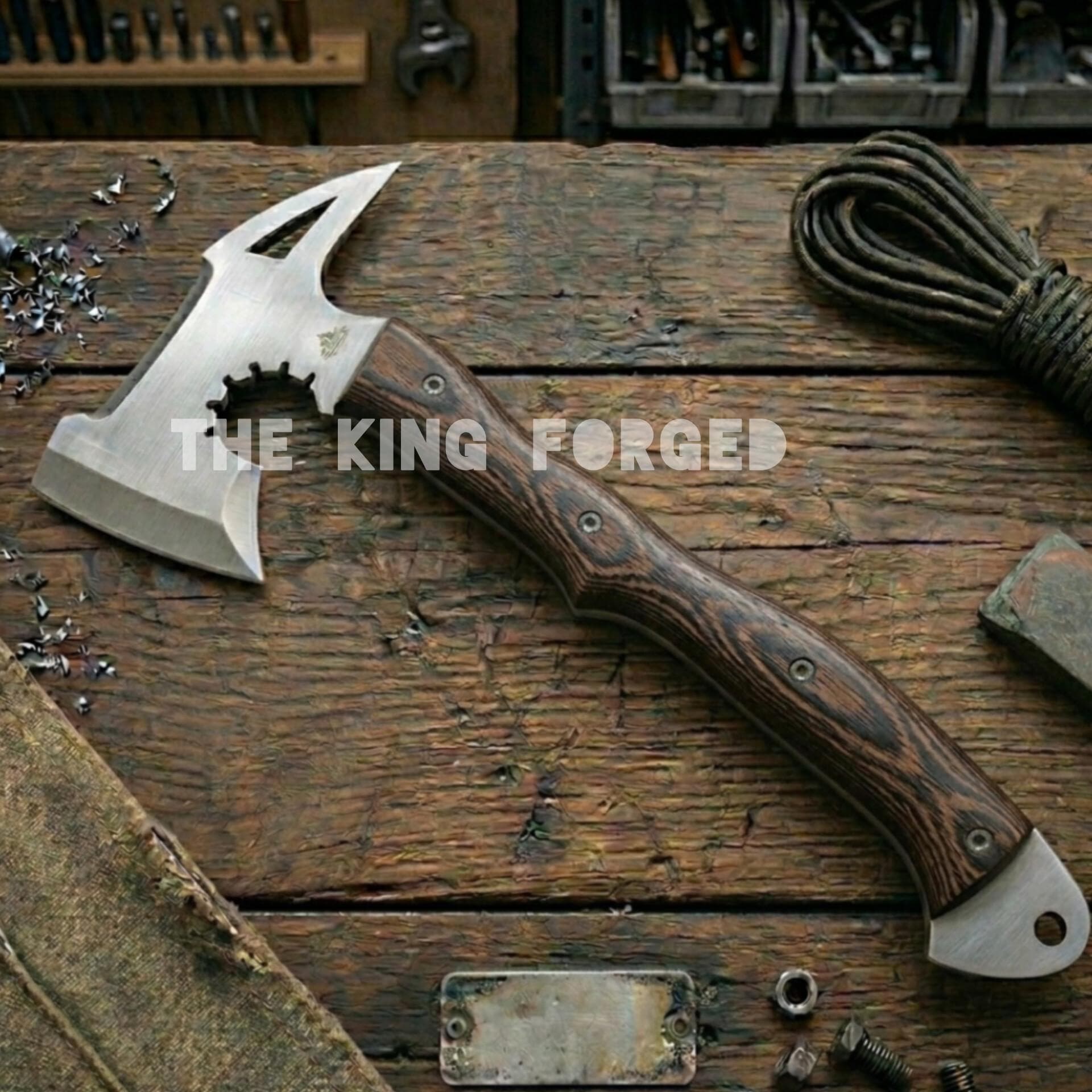 Resident Evil Leon Kennedy Inspired Tomahawk - RE9 Requiem Hatchet