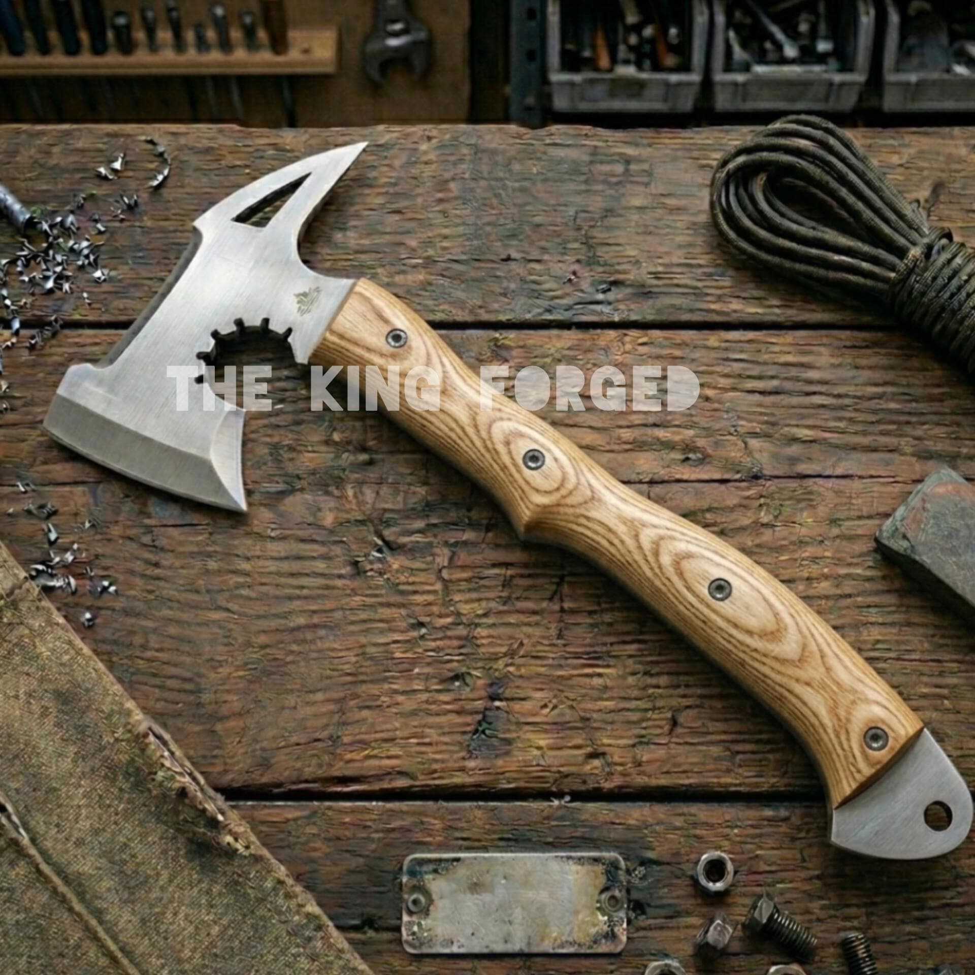武具 Object handmade Resident Evil Leon Kennedy Inspired Tomahawk - RE9 Requiem Hatchet