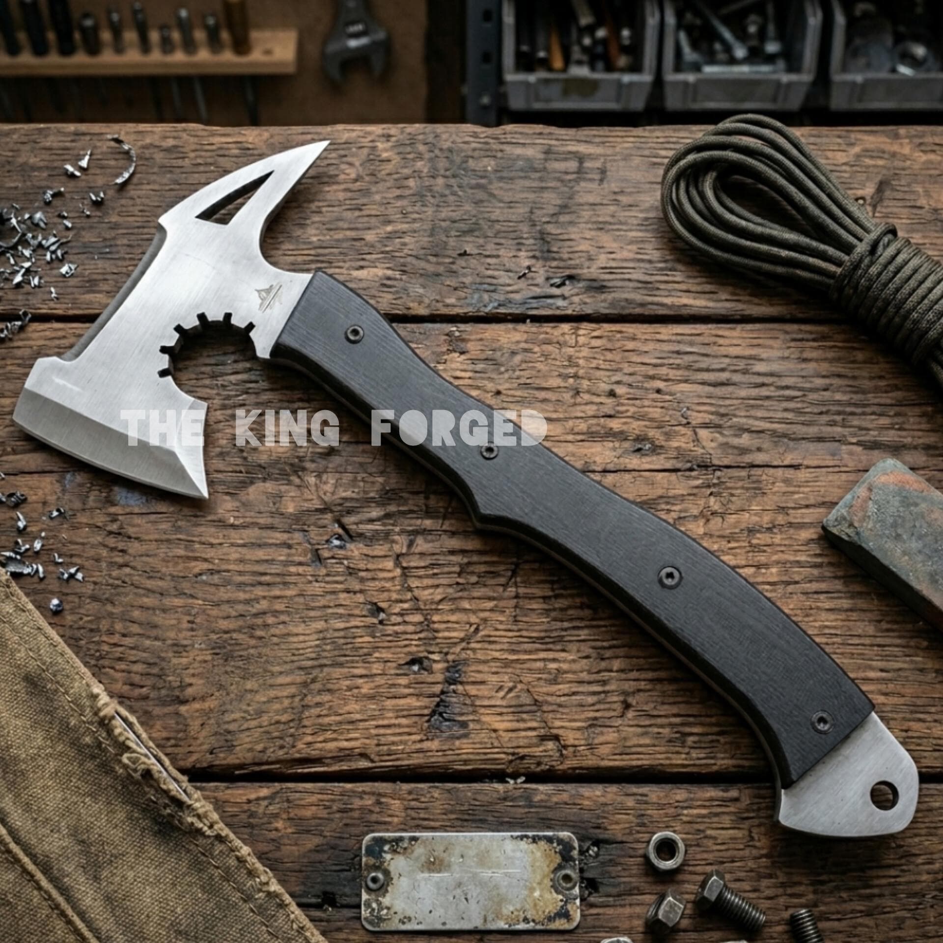 Resident Evil Leon Kennedy Inspired Tomahawk - RE9 Requiem Hatchet
