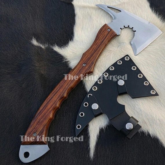 Resident Evil Leon Kennedy Inspired Tomahawk - RE9 Requiem Hatchet