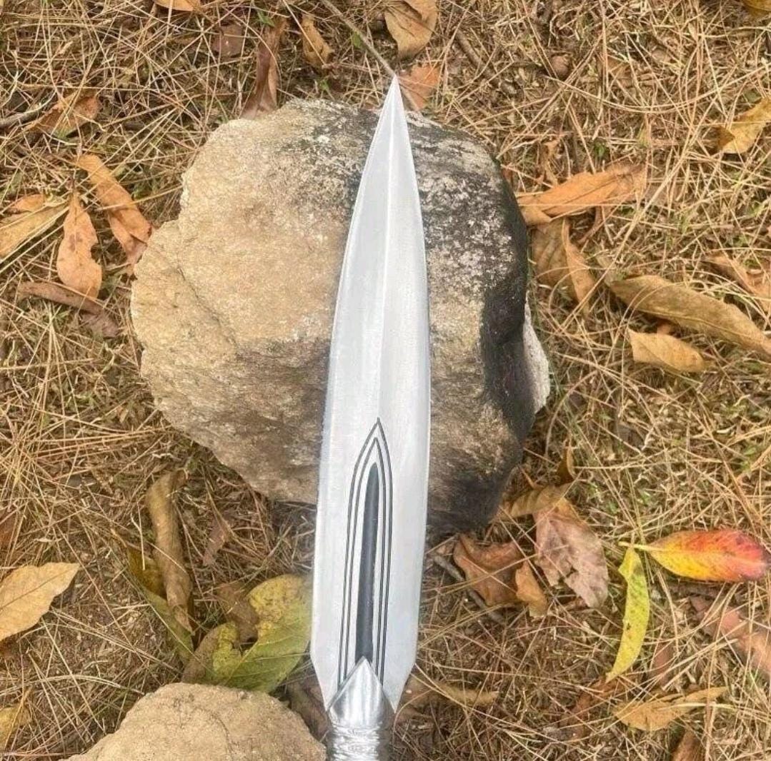 Heavy Duty Boar Spear - Carbon Steel Hunting Spear - Bushcraft Survival ...