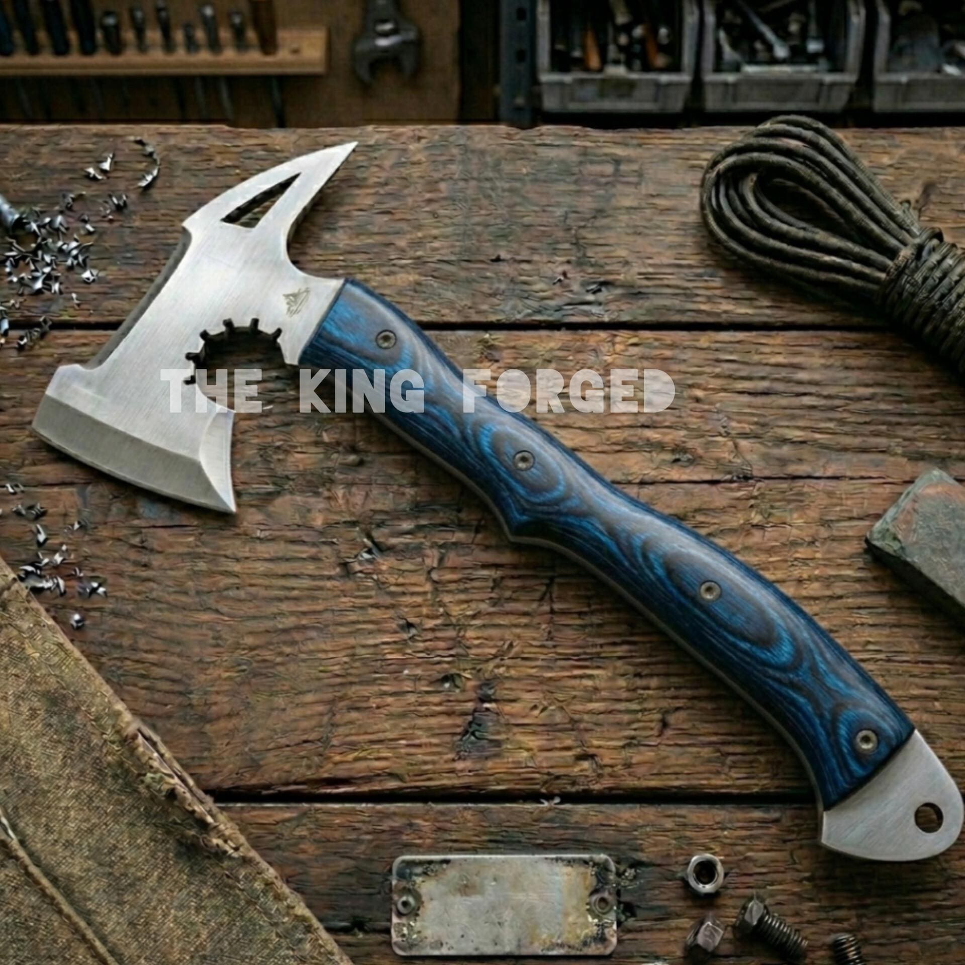 Resident Evil Leon Kennedy Inspired Tomahawk - RE9 Requiem Hatchet