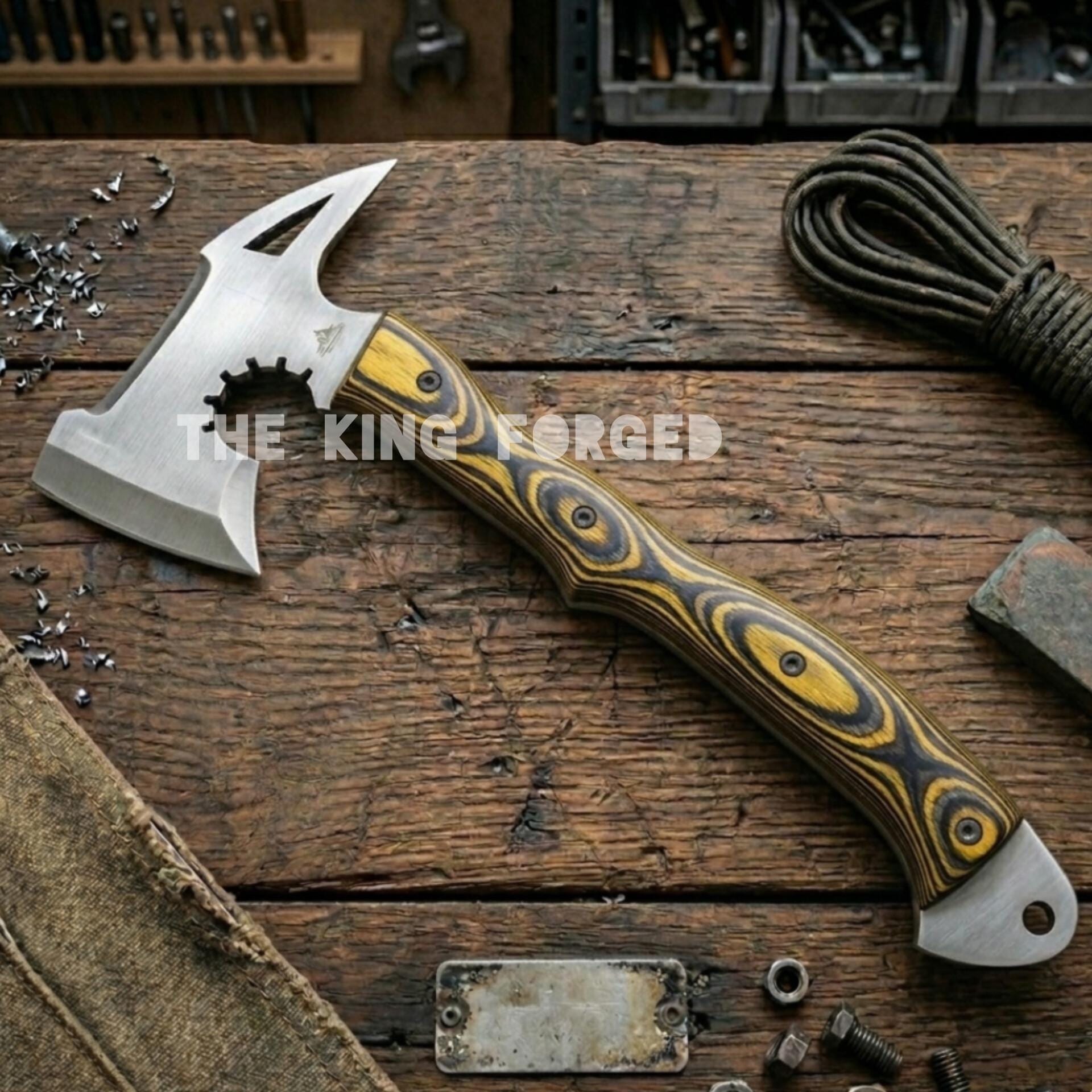 Resident Evil Leon Kennedy Inspired Tomahawk - RE9 Requiem Hatchet