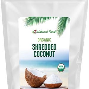 Front bag image of Coconut - Shredded, Raw Organic 25 lb