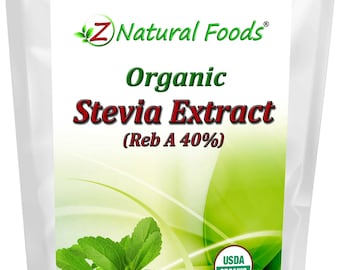 Stevia Extract Powder (Reb A 40%) - Organic