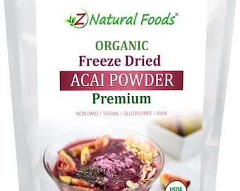 Acai Berry Powder Premium - Organic Freeze Dried