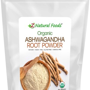 Ashwagandha Root Powder - Organic front of the bag image  5 lb