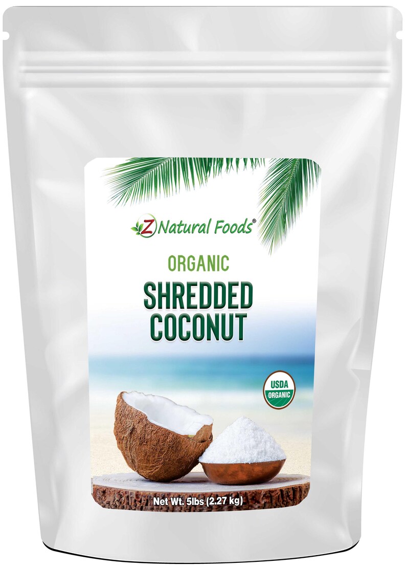 Front bag image of Coconut - Shredded, Raw Organic 5 lb