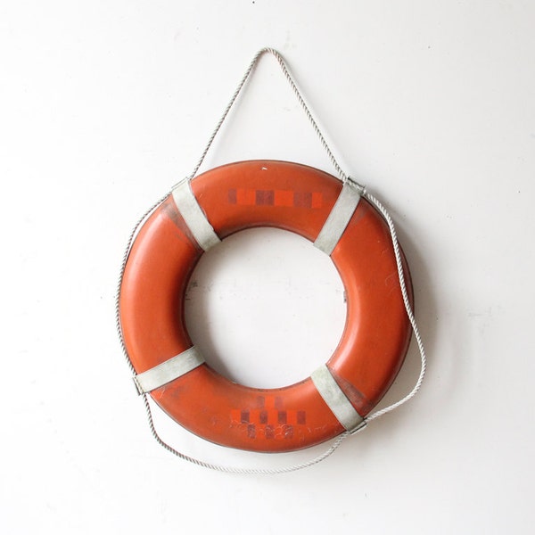 Large Orange Life Preserver