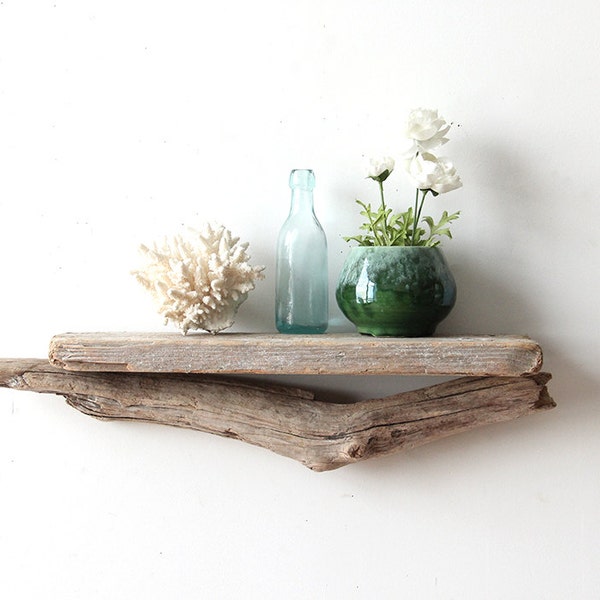 Gorgeous Sculptural Natural Driftwood Shelf