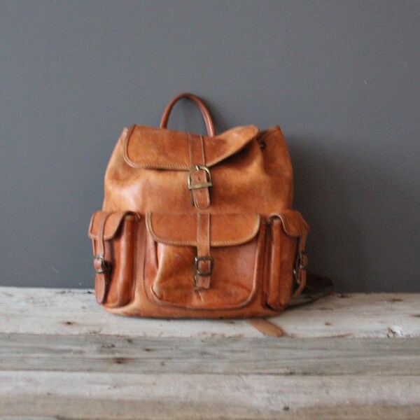 Soft Leather Backpack