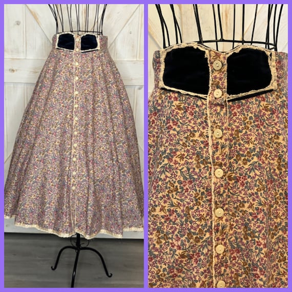 70's Vintage Gunne Sax Jessica's Gunnies Pink Pur… - image 2