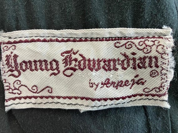 70's Vintage Young Edwardian Arpeja Black Rainbow… - image 8