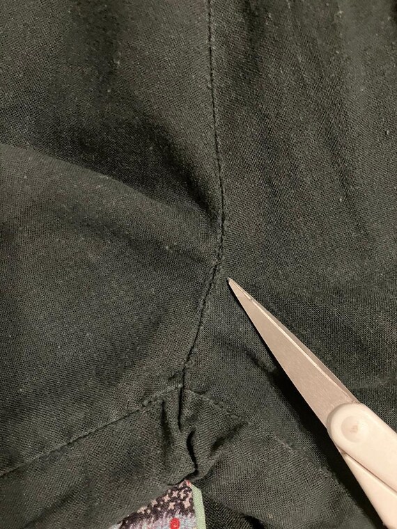 70's Vintage Young Edwardian Arpeja Black Rainbow… - image 9