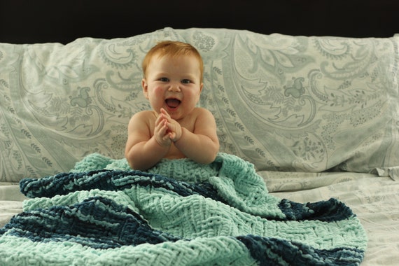 Pdf Knitting Pattern Zig Zag Baby Blanket Chevron Baby Blanket Simple Baby Blanket Beginner Knitting Baby Blanket Bernat Blanket Yarn