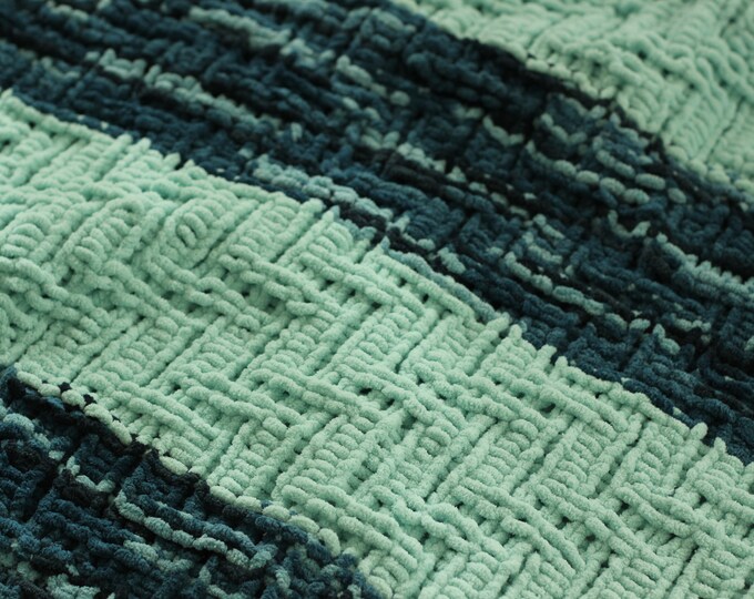 PDF Knitting Pattern, Zig Zag Baby Blanket, Chevron Baby Blanket ...