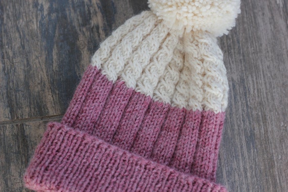 Buy Cable Knit Hat Pattern, Classic Hat Pattern, Women's Knit Hat