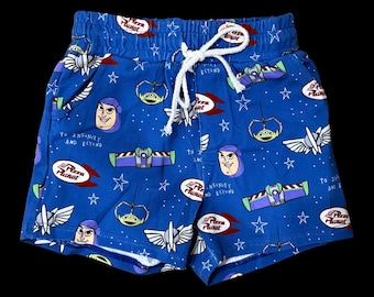 Szorty Buzz Lightyear Luxe | Chłopięce bawełniane szorty Disney