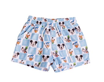 Mickey & Friends Boys Shorts | Disney Kids Shorts | Buttery Soft Toddler Shorts | Mickey Mouse Outfit | Boys Disney Clothes | Park