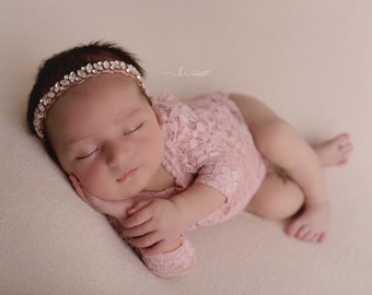 Bandeau Bebe Or Etsy