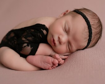 Bandeau Bebe Or Etsy