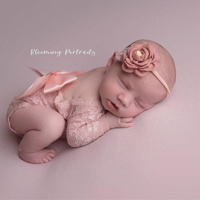 Dusty Rose Newborn Lace Romper Outfit Lace Unlined And Or Matching Floral Headband Newborn Set Bebe Foto Lil Miss Sweet Pea Dusty Rose Newborn Lace Romper Outfit Lace Unlined And Or Matching Floral Headband Newborn Set Bebe Foto Lil Miss Sweet Pea