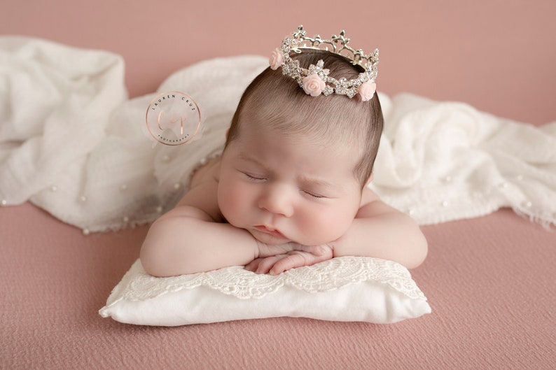 Off White Muslin Wrap, with pearls for newborn photos, not for everyday use, newborn pearl wrap ONLY, swaddle wrap, Lil Miss Sweet Pea image 3