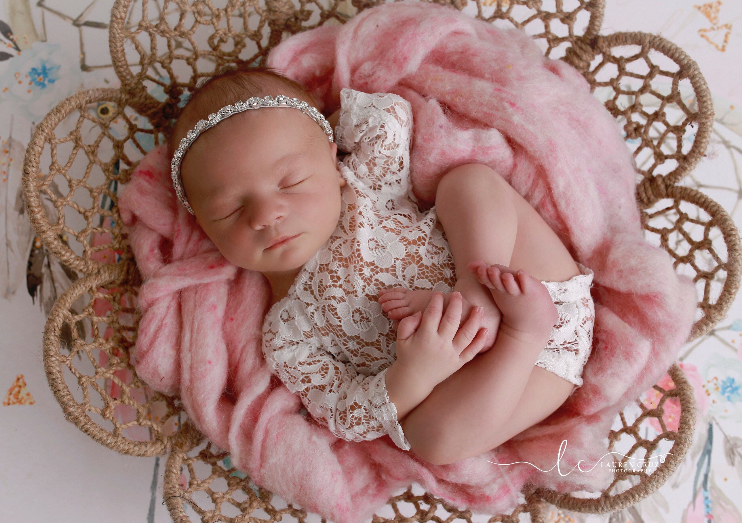 newborn lace onesie