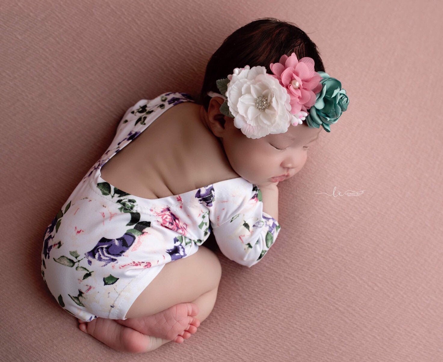Newborn Romper Printed Stretch Jersey And Or Matching Flower Headband Photoshoot Bebe Newborn Photography Outfit Lil Miss Sweet Pea Newborn Romper Printed Stretch Jersey And Or Matching Flower Headband Photoshoot Bebe Newborn Photography Outfit Lil Miss Sweet Pea