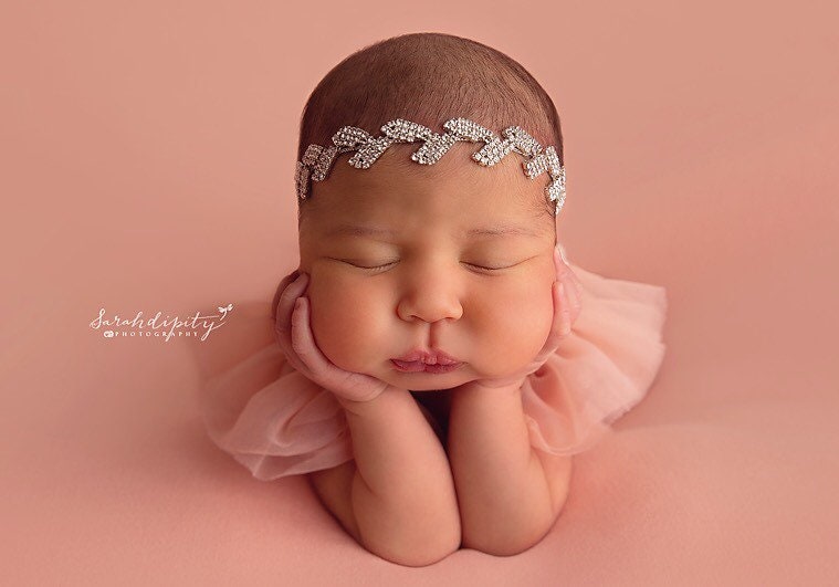 Silver Rhinestone Leaf Headband Photoshoot Bebe Baby Bling Bandeau Bebe Bride Hair Lil Miss Sweet Pea Silver Rhinestone Leaf Headband Photoshoot Bebe Baby Bling Bandeau Bebe Bride Hair Lil Miss Sweet Pea