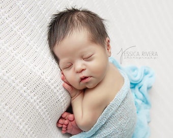 BOYS BABY BLUE Stretch Knit Swaddle Wrap 39 x 72 inches, newborn photos, boys,girls, newborn photographer, Lil Miss Sweet Pea