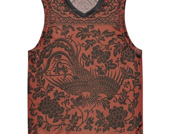 Koszulka do koszykówki unisex Phoenix + Floral z recyklingu