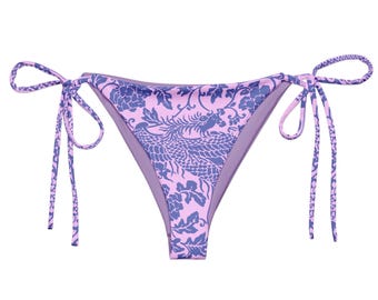 Floral + Phoenix- Baby Rosa, recyceltes String-Bikini Höschen, Unterteil