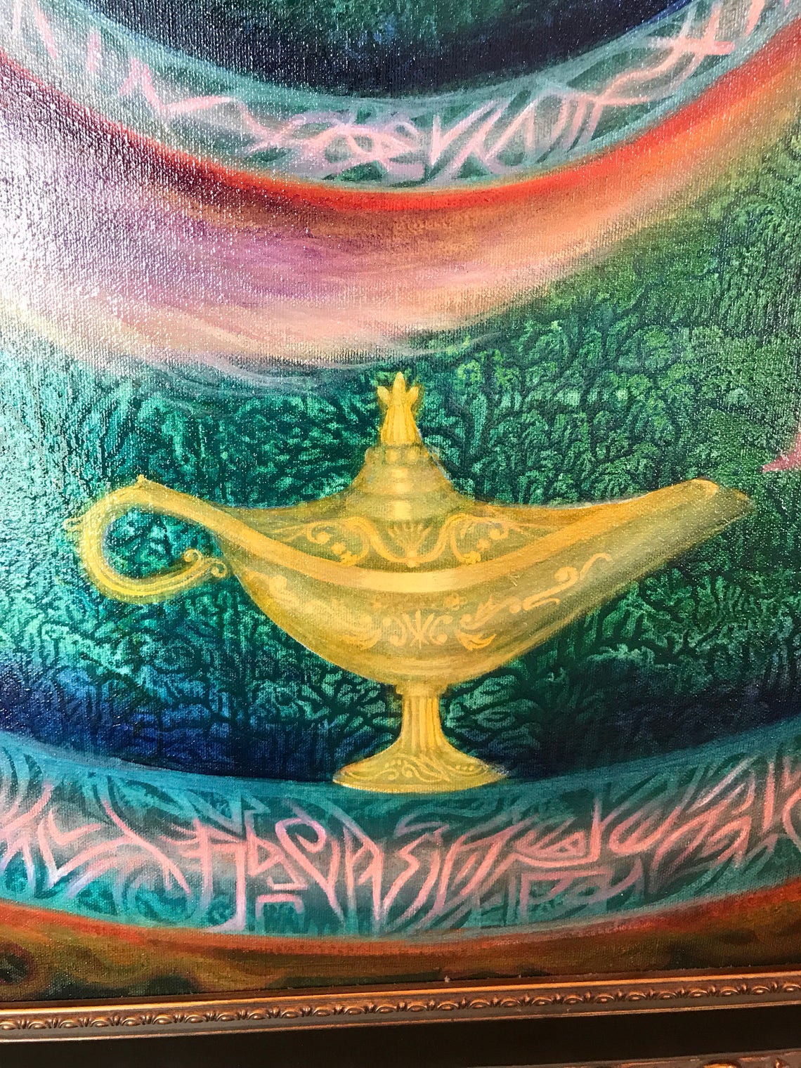 Original Wheel Of Fortune Painting Etsy