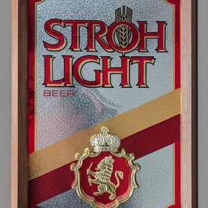 Strohs Beer Mirror - Etsy
