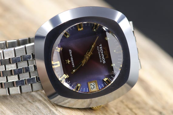 Technos Borazon VI Automatic Date Watch with Cut … - image 6