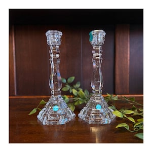 Tiffany & Co キャンドルスティック クリスタルスタンド ティファニー Tiffanys and Co Crystal Candlesticks - Etsy