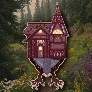 Baba Yaga House Stickers