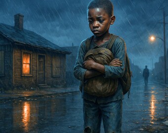 Abandoned – Emotional Child Portrait Digital Art Print (Digital Download)