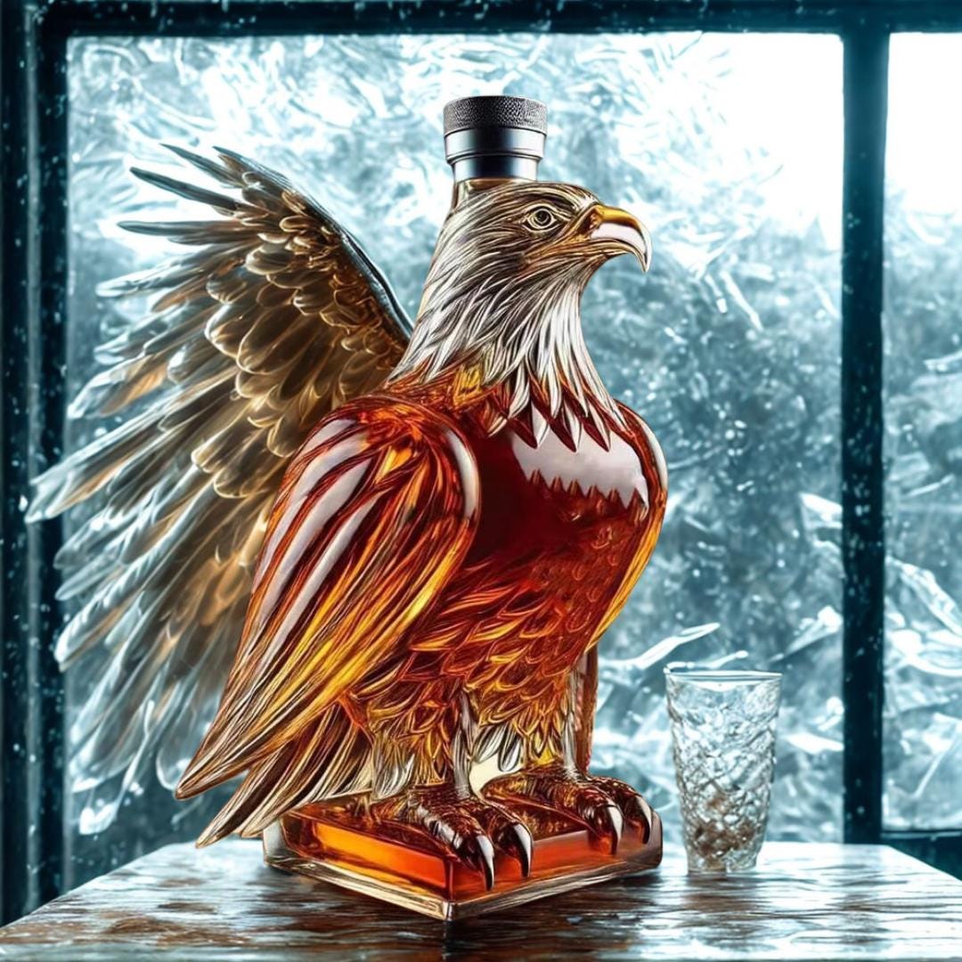 Vintage Eagle Bottle - Etsy Canada