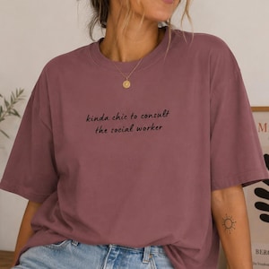 Social Worker Shirt Gift Funny Tee Case Manager Shirt Therapist Gift Counselor MSW Gift Mental Health