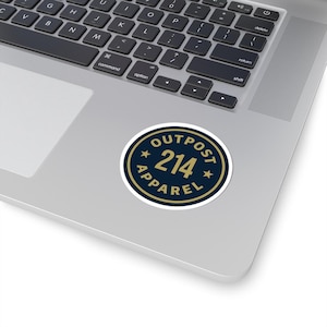 OUTPOST 214 Apparel Logo Sticker image 1