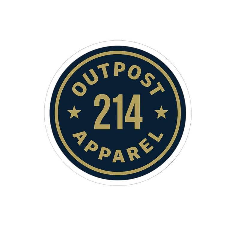 OUTPOST 214 Apparel Logo Sticker image 7